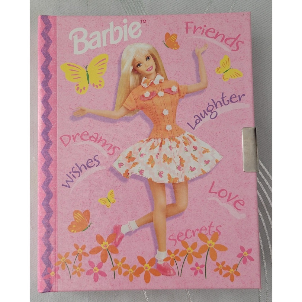 RARE *‎ Vintage 1997 Hallmark Barbie Doll Diary Journal w/ Lock & Key * NEW
